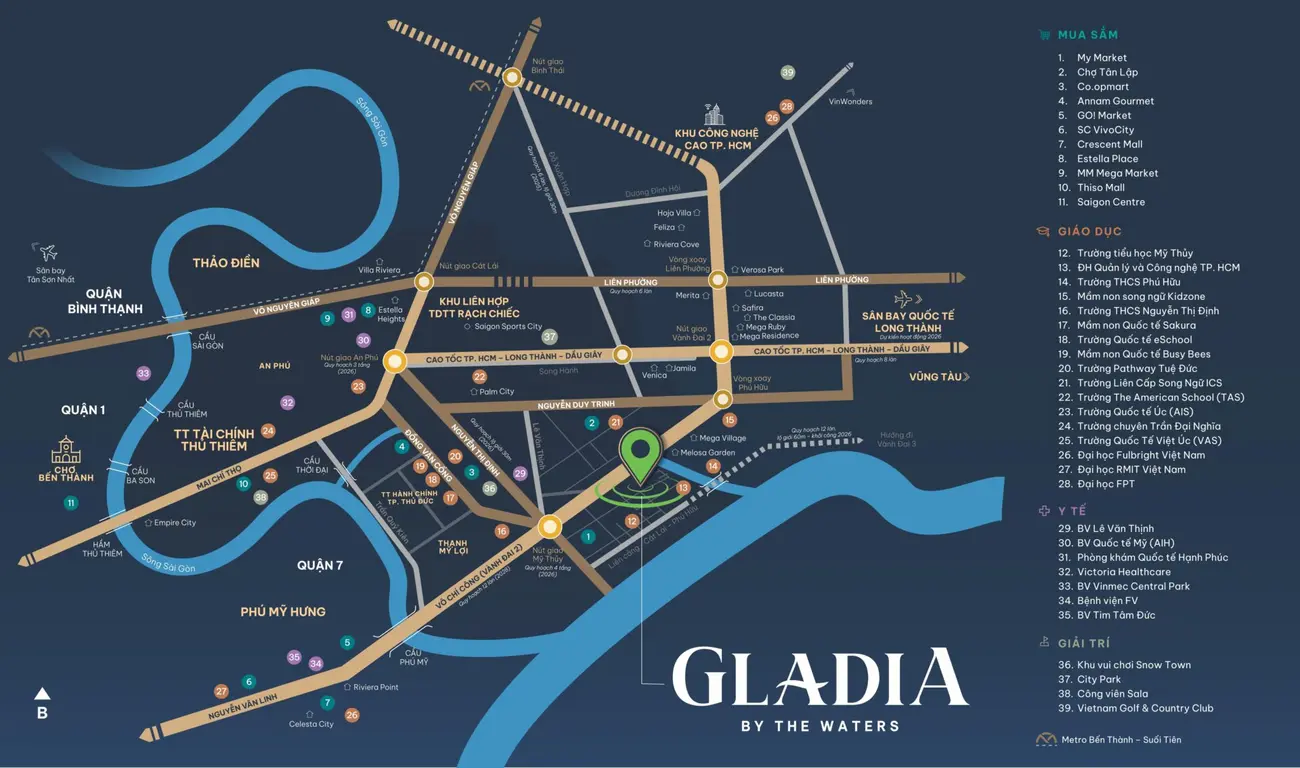 Khám phá 6 giá trị sống xanh tại Gladia by The Waters