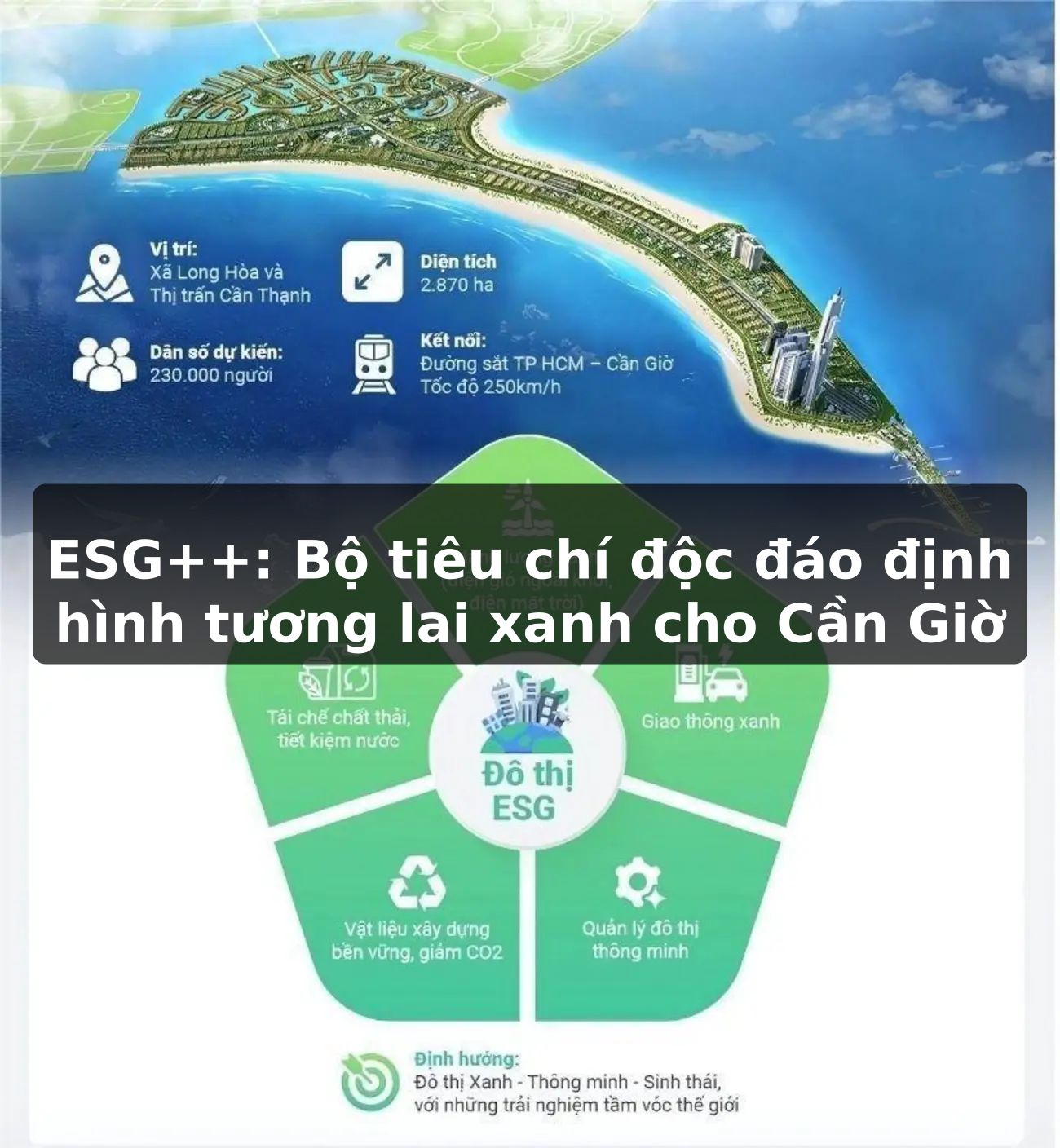 ESG++: Bộ tiêu chí độc đáo định hình tương lai xanh cho Cần Giờ