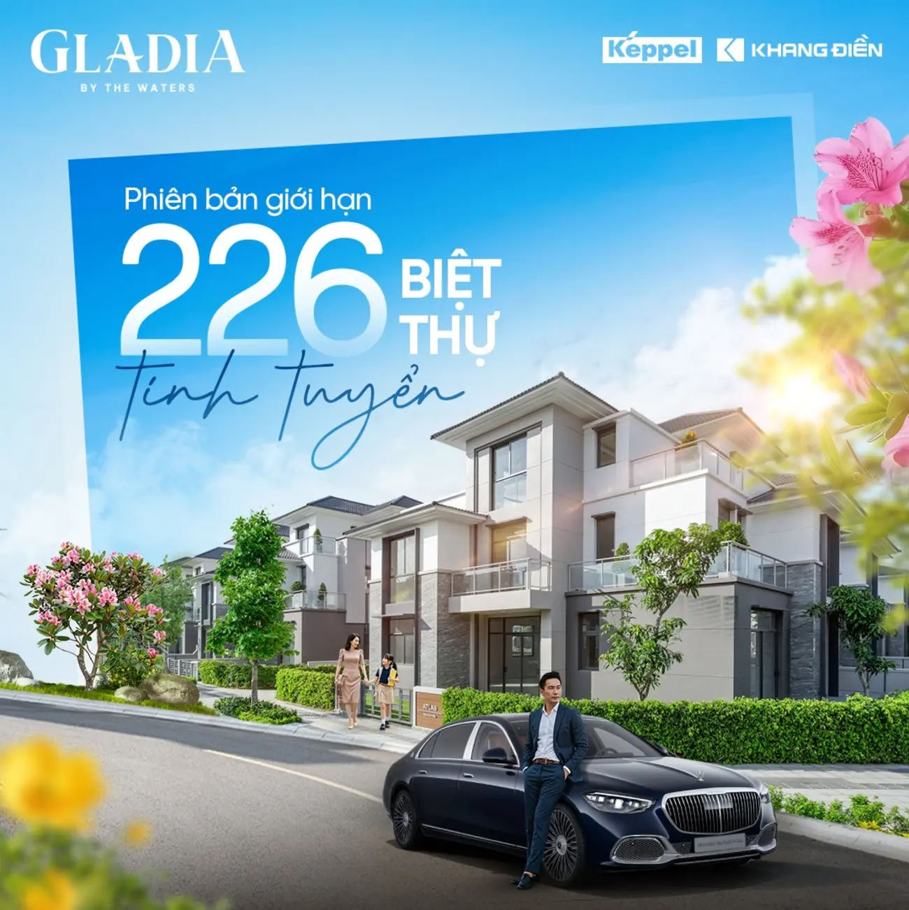 Gladia Keppelland ra mắt 159 căn biệt thự ven sông tại Thủ Đức