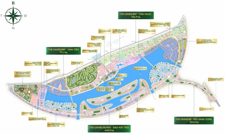 Khám phá phân khu A tại đô thị xanh Vinhomes Green Paradise Cần Giờ