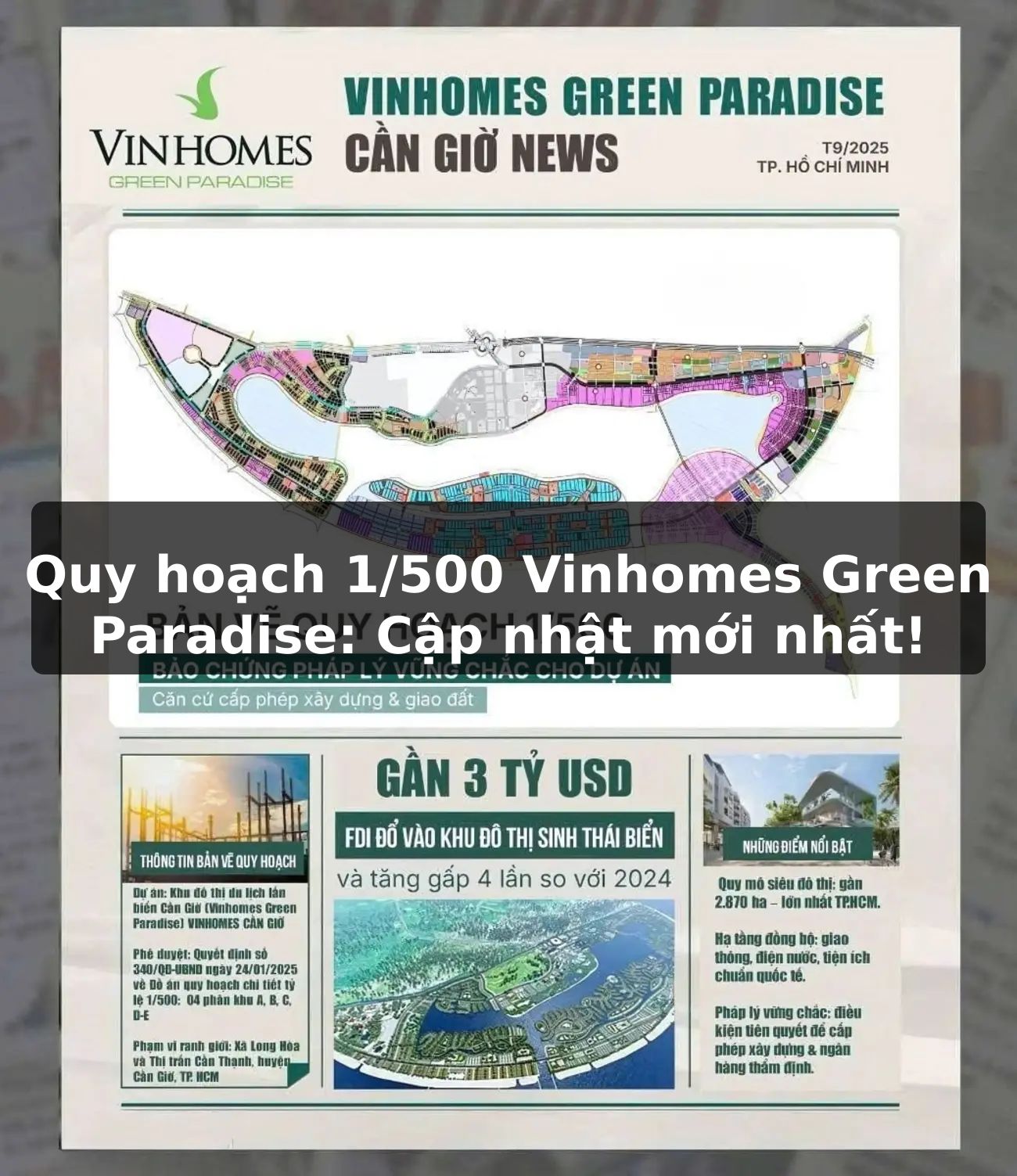 Quy hoạch 1/500 Vinhomes Green Paradise: Cập nhật mới nhất!