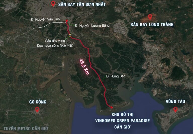 Vinhomes Green Paradise đưa Cần Giờ thành điểm đến kết nối